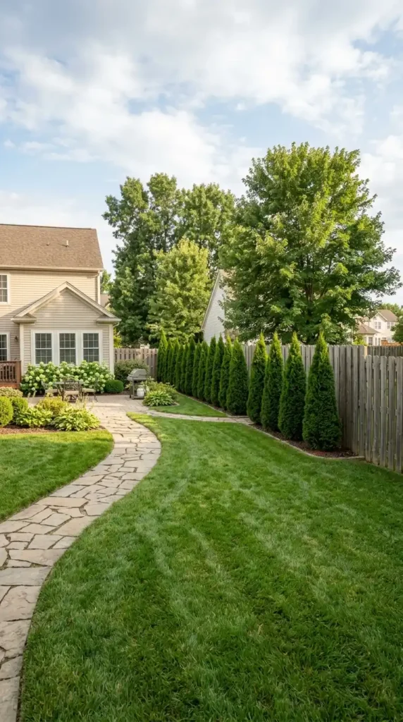 Emerald Green arborvitae trees