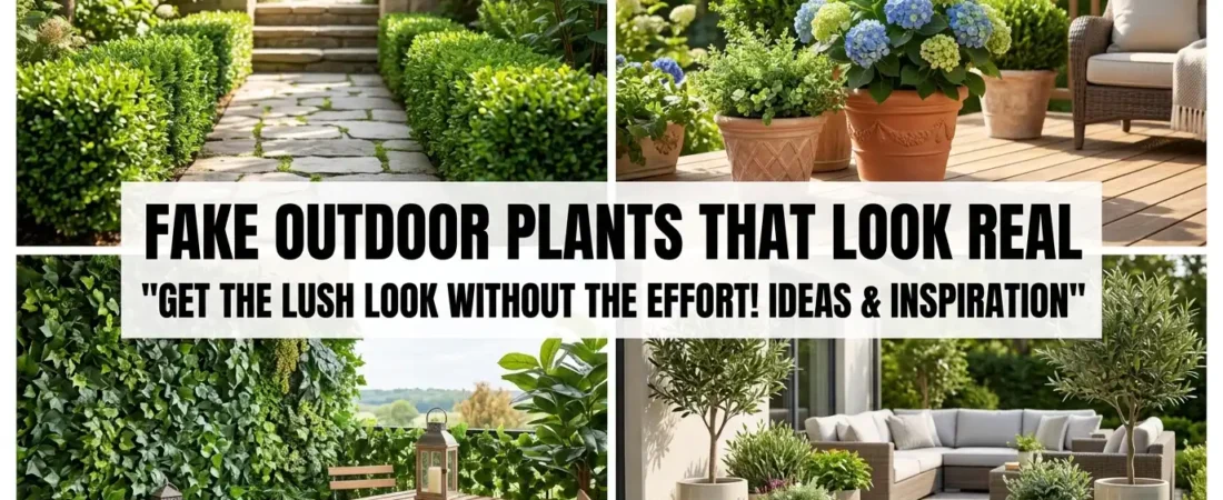 Fake Outdoor Plants That Look Real: 7 That Actually Fool Everyone