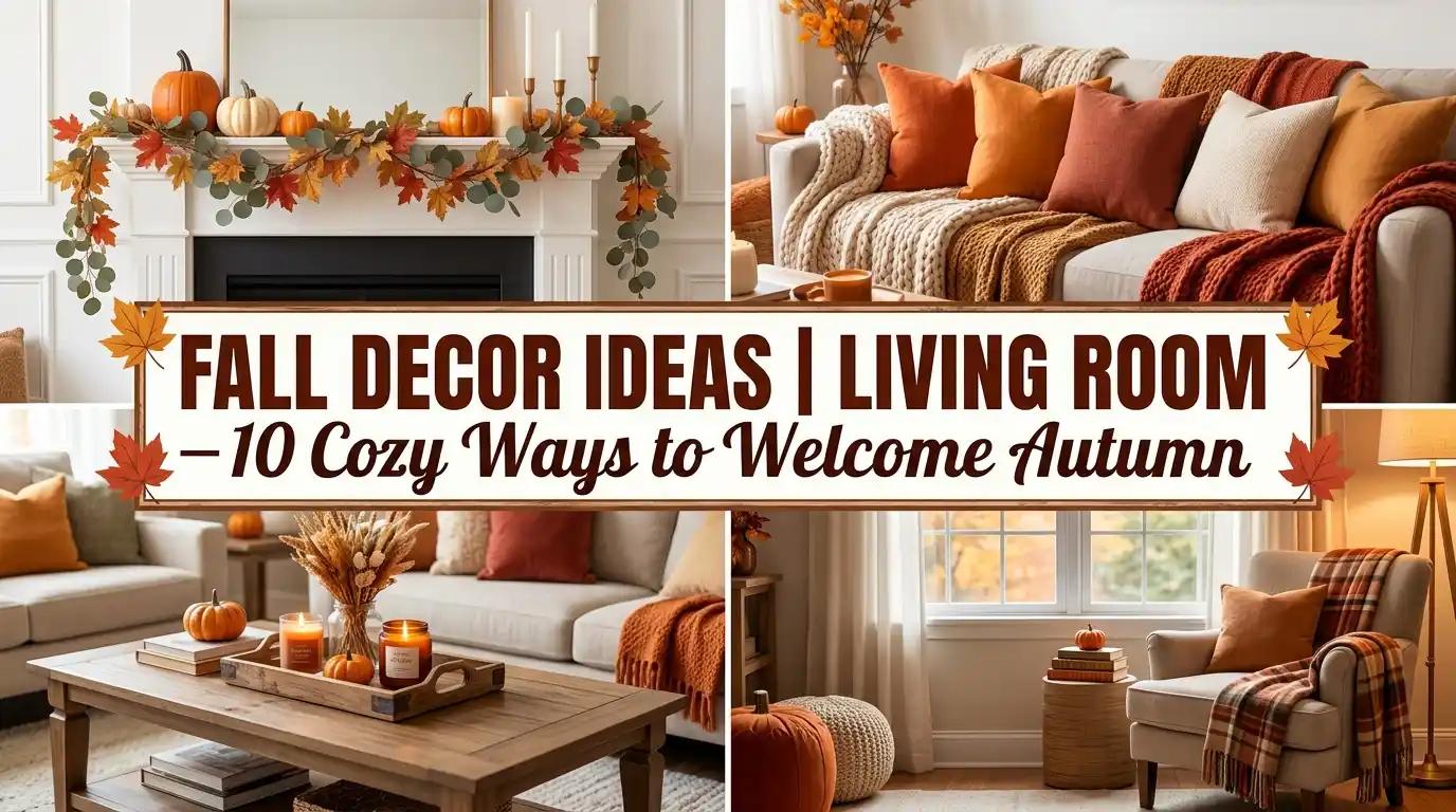 Fall Decor Ideas Living Room — 10 Cozy Ways to Welcome Autumn