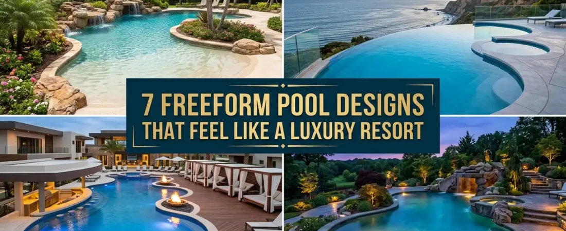 7 Freeform Pool Designs That Feel Like a Luxury Resort