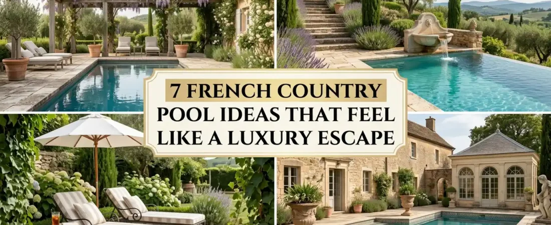7 French Country Pool Ideas That Feel Like a Luxury Escape