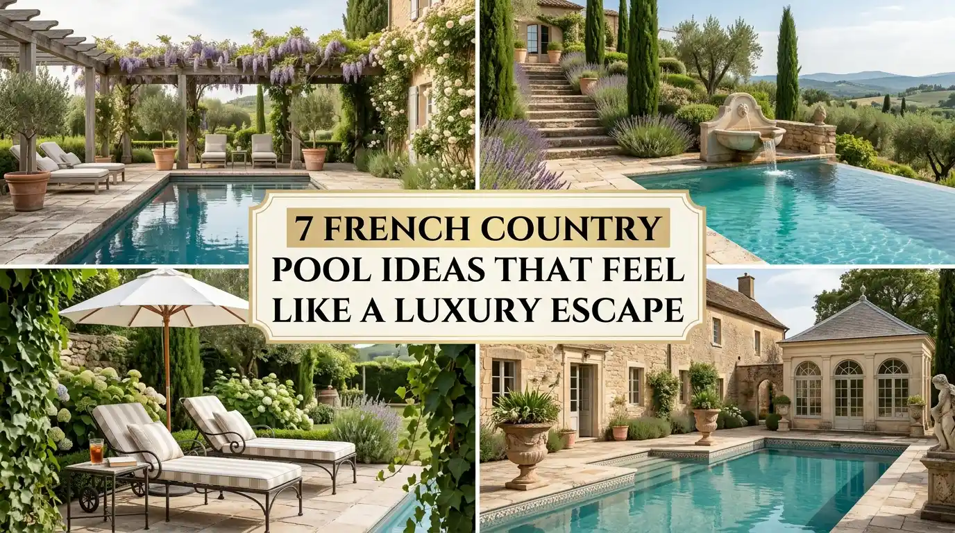 7 French Country Pool Ideas That Feel Like a Luxury Escape