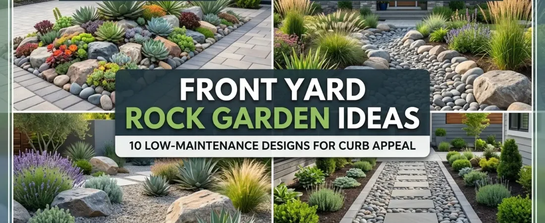 Front Yard Rock Garden Ideas: 10 Low-Maintenance Designs for Curb Appeal