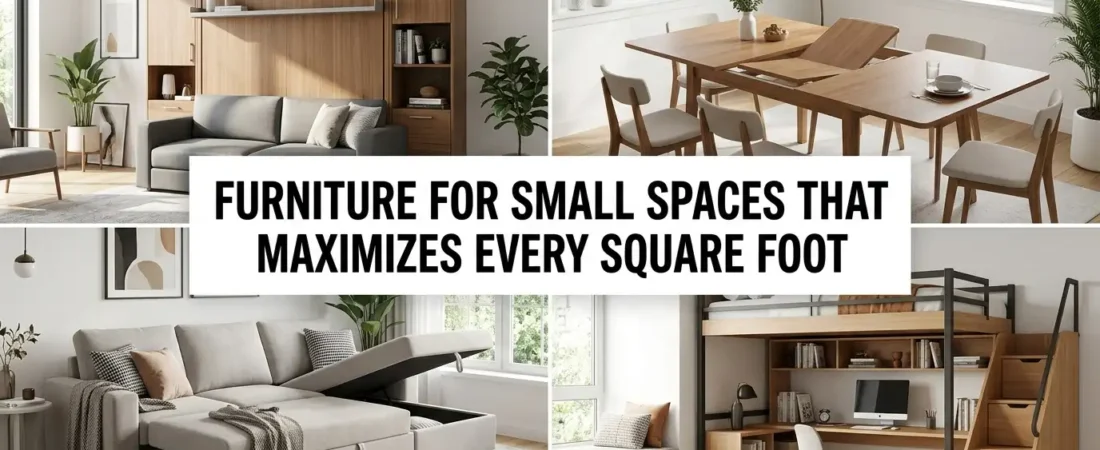 Furniture for Small Spaces That Maximizes Every Square Foot
