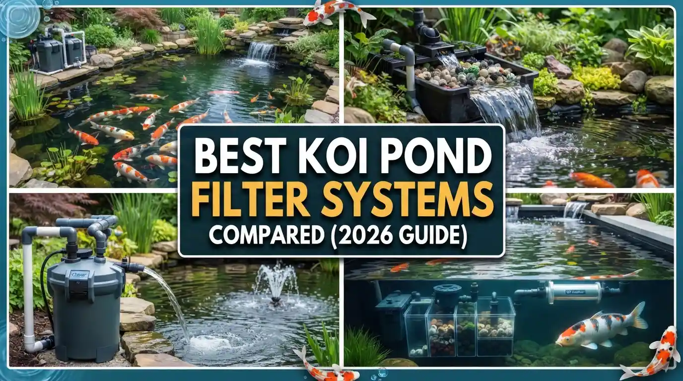 Best Koi Pond Filter Systems Compared (2026 Guide)