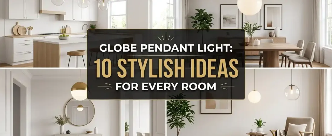 Globe Pendant Light: 10 Stylish Ideas for Every Room