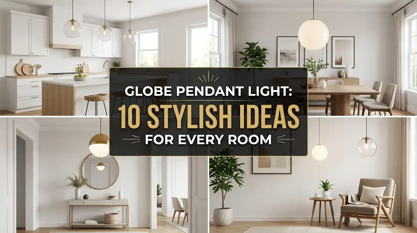 Globe Pendant Light: 10 Stylish Ideas for Every Room