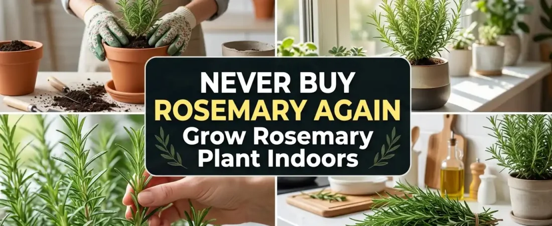 Never Buy Rosemary Again: Grow Rosemary Plant Indoors