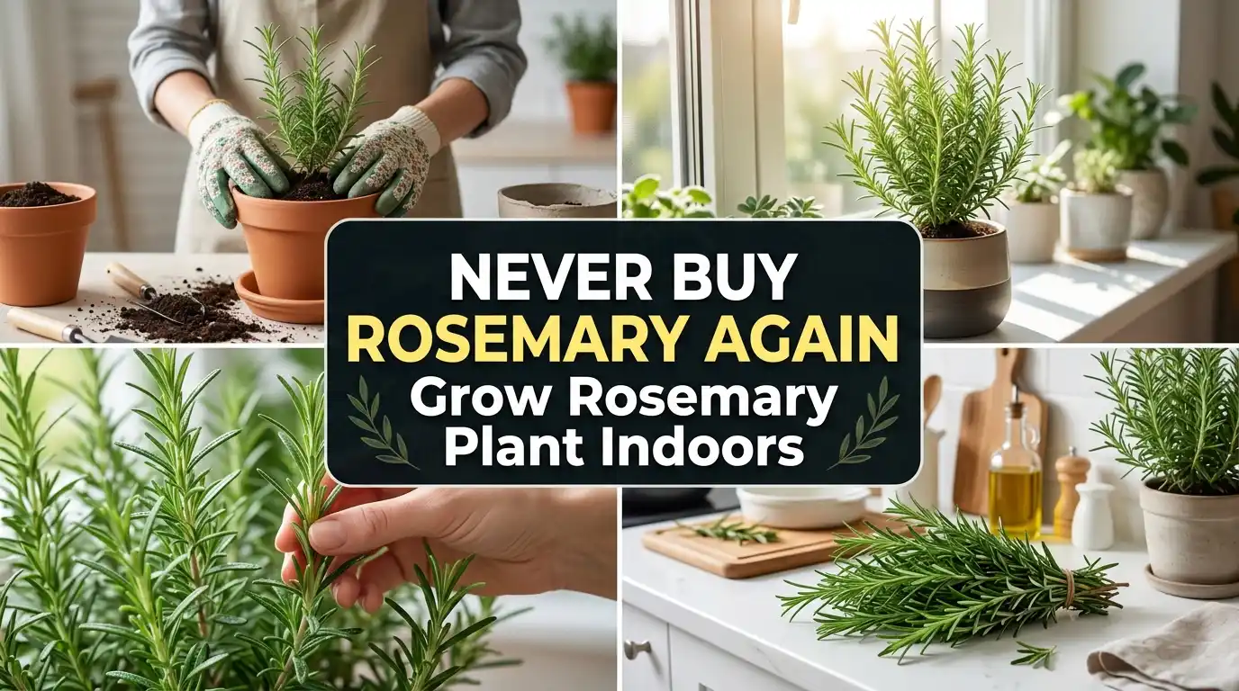 Never Buy Rosemary Again: Grow Rosemary Plant Indoors