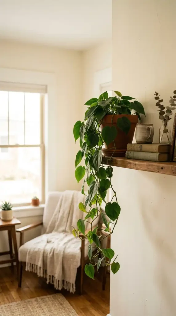 Heartleaf philodendron trailing