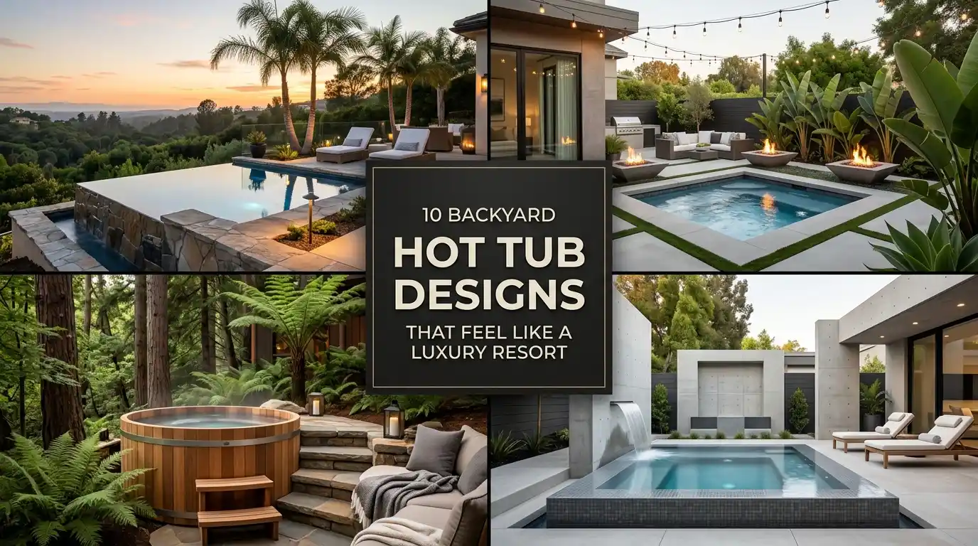 10 Backyard Hot Tub Designs That Feel Like a Luxury Resort