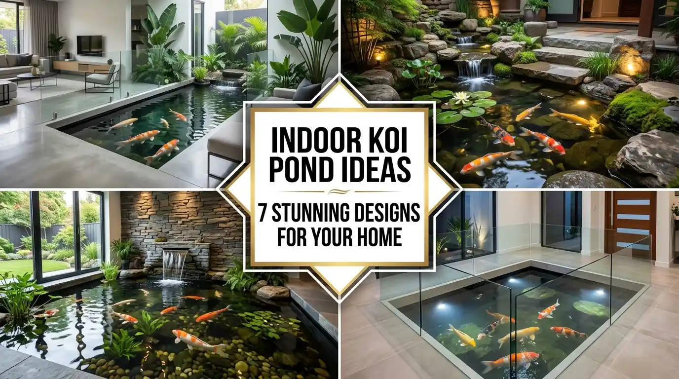 7 Indoor Koi Pond Ideas That Turn Any Room Into a Living Work of Art