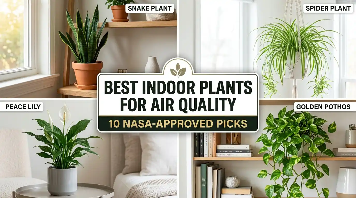 Best Indoor Plants for Air Quality: 10 NASA-Approved Picks