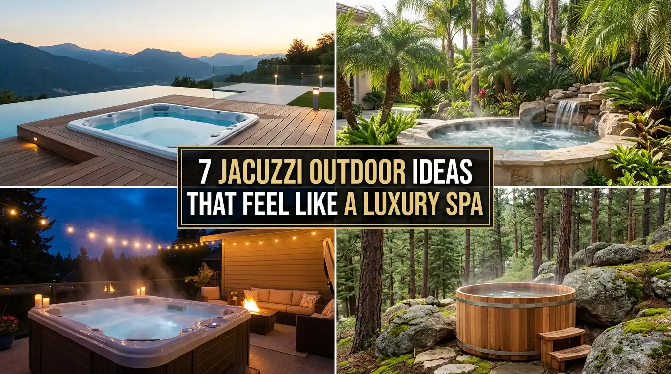 7 Jacuzzi Outdoor Ideas That Feel Like a Luxury Spa