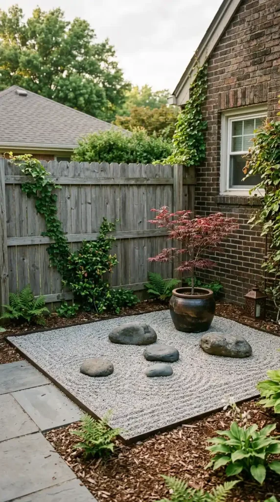 Japanese garden corner American