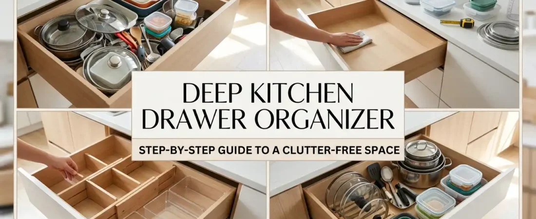 Deep Kitchen Drawer Organizer: Step-by-Step Guide to a Clutter-Free Space