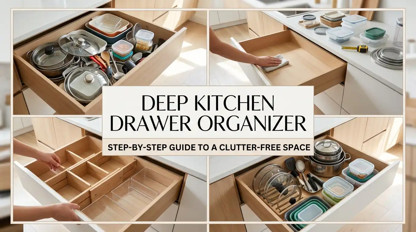 Deep Kitchen Drawer Organizer: Step-by-Step Guide to a Clutter-Free Space