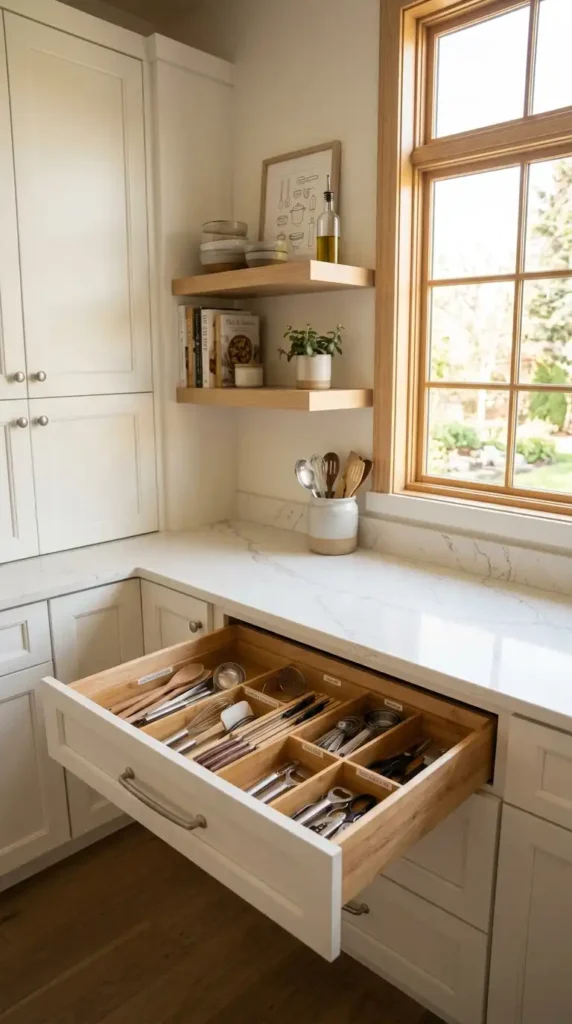 Kitchen drawer organizer
