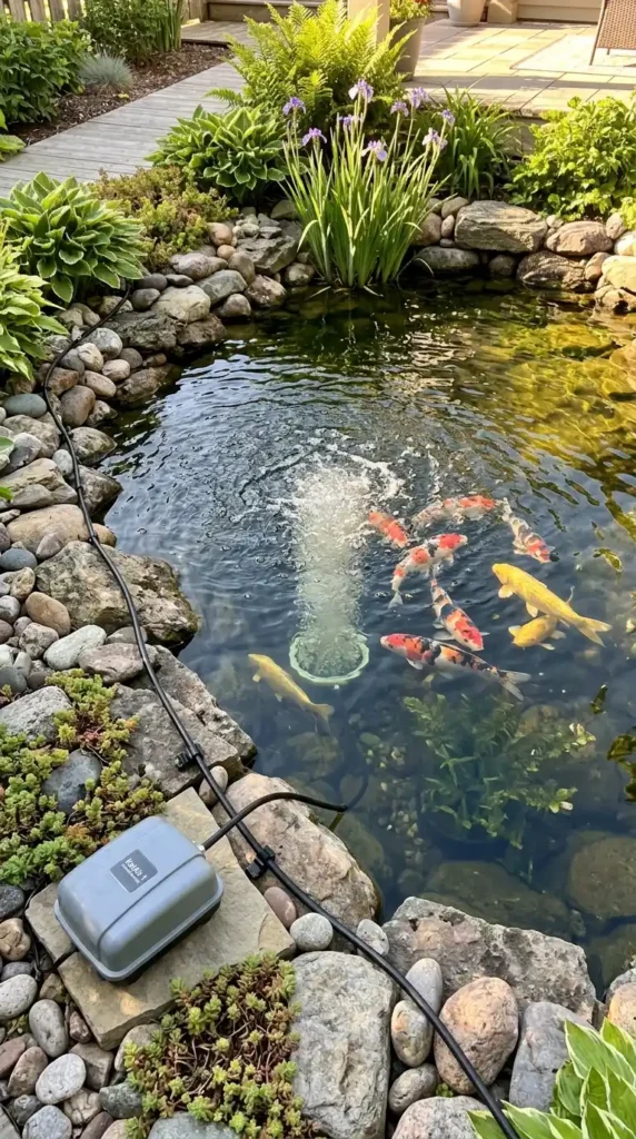 KoiAir 1 aeration system pond