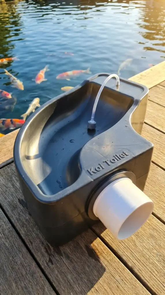 Koi Toilet aerated bottom
