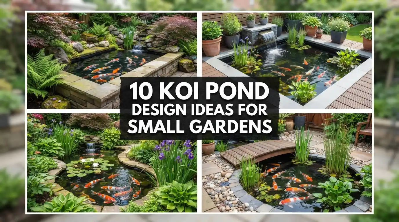 10 Koi Pond Design Ideas for Small Gardens