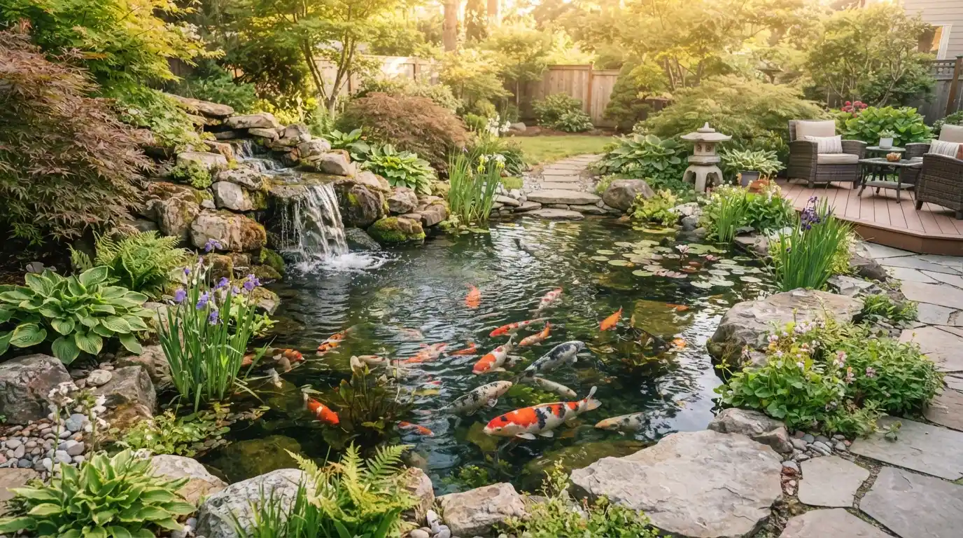15 Jaw-Dropping Koi Pond Ideas You’ll Love