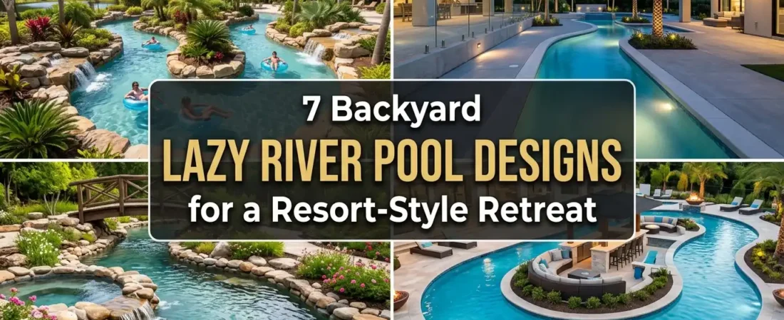 7 Backyard Lazy River Pool Designs for a Resort-Style Retreat