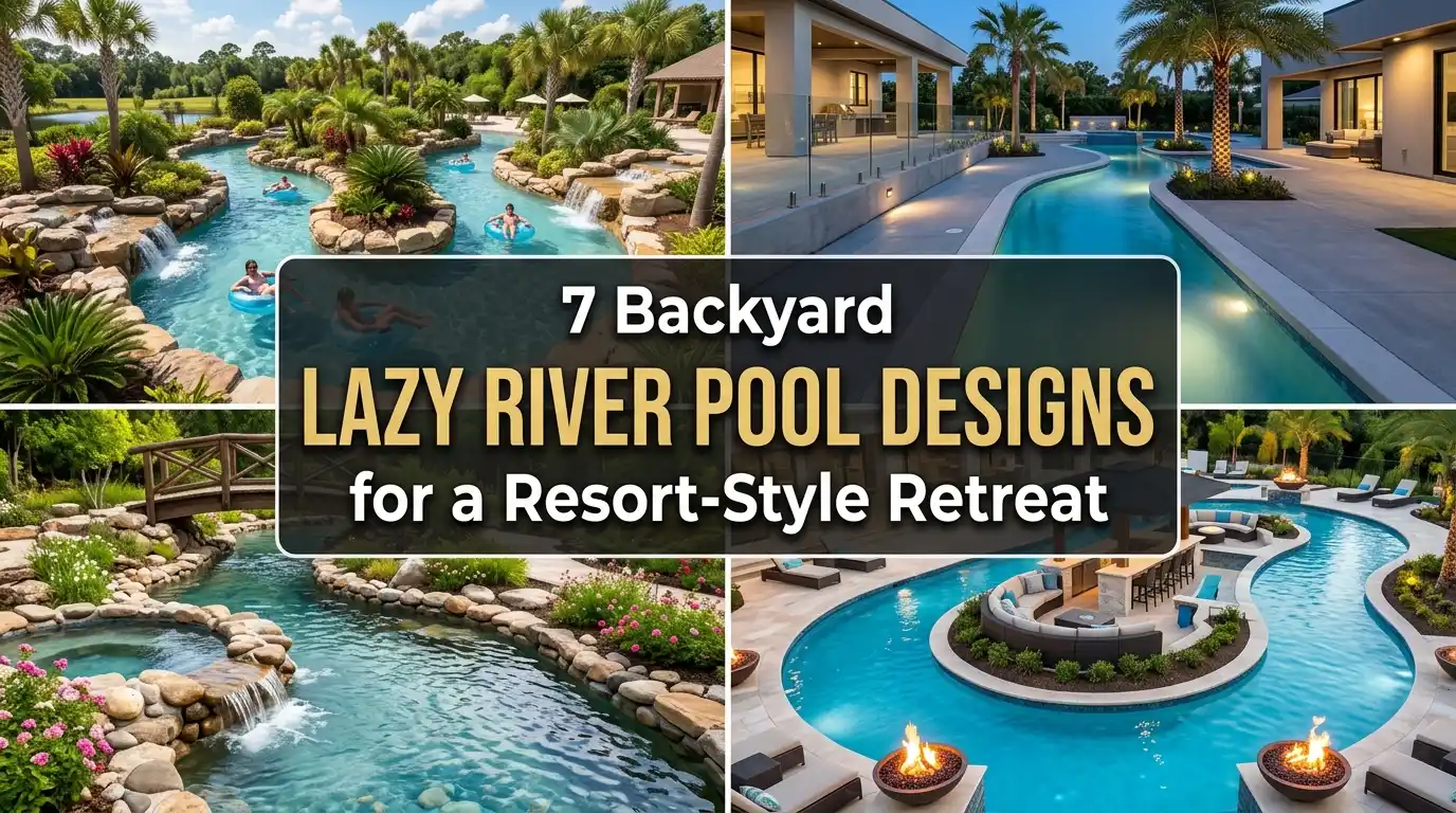 7 Backyard Lazy River Pool Designs for a Resort-Style Retreat