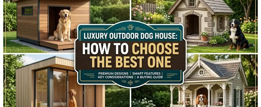 Luxury Outdoor Dog House: How to Choose the Best One