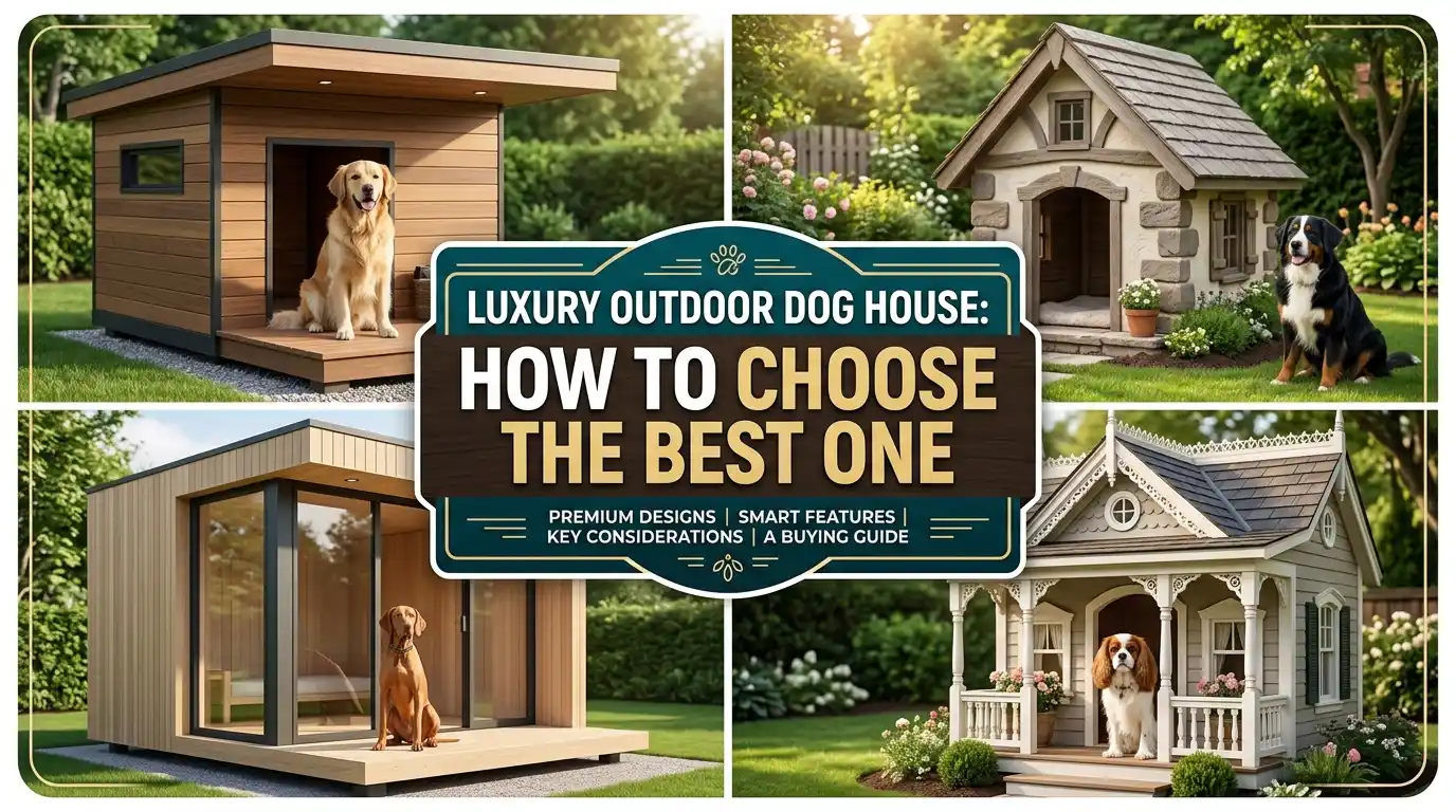 Luxury Outdoor Dog House: How to Choose the Best One