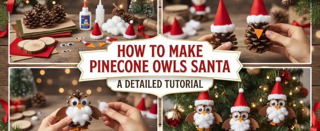 How to Make Pinecone Owls Santa: A Detailed Tutorial