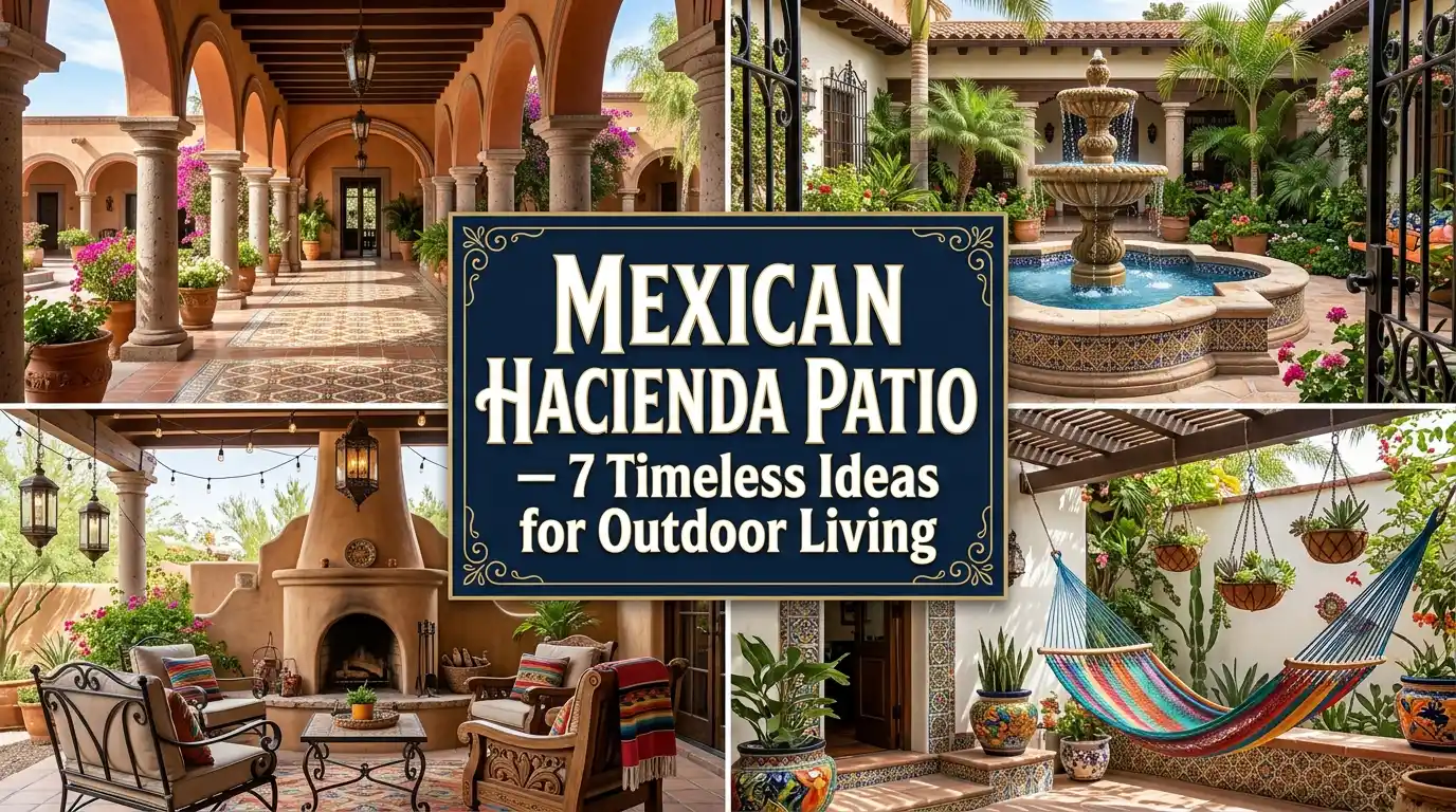 Mexican Hacienda Patio — 7 Timeless Ideas for Outdoor Living