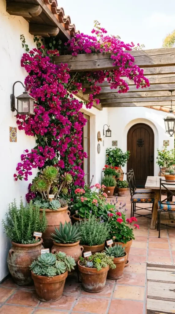 Mexican patio bougainvillea
