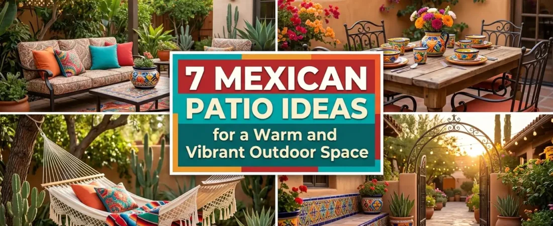 7 Mexican Patio Ideas for a Warm and Vibrant Outdoor Space