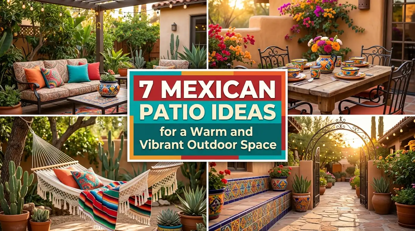 7 Mexican Patio Ideas for a Warm and Vibrant Outdoor Space