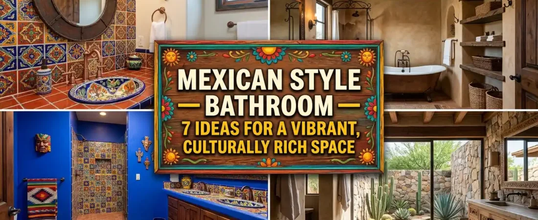 Mexican Style Bathroom — 7 Ideas for a Vibrant, Culturally Rich Space