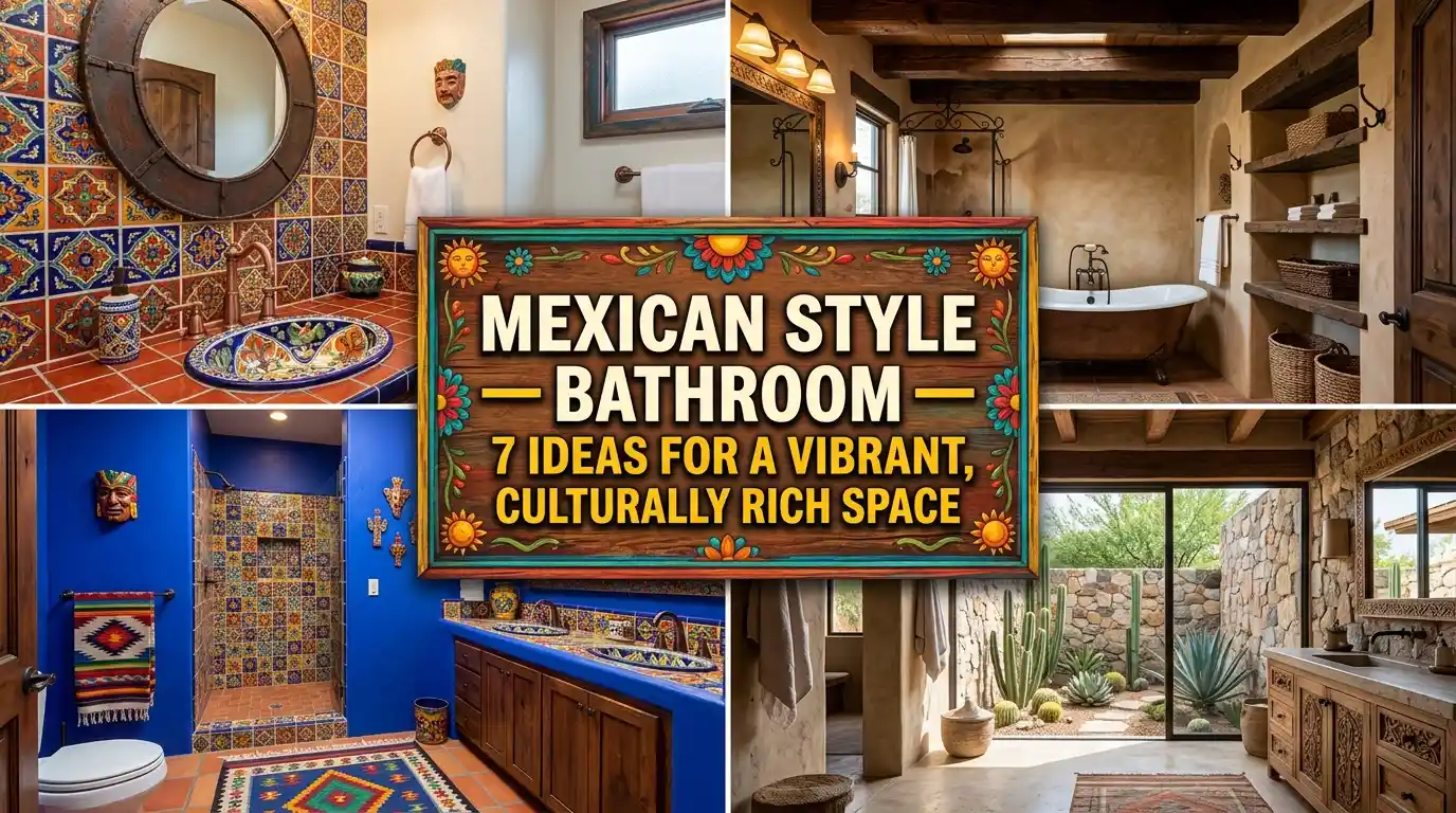 Mexican Style Bathroom — 7 Ideas for a Vibrant, Culturally Rich Space