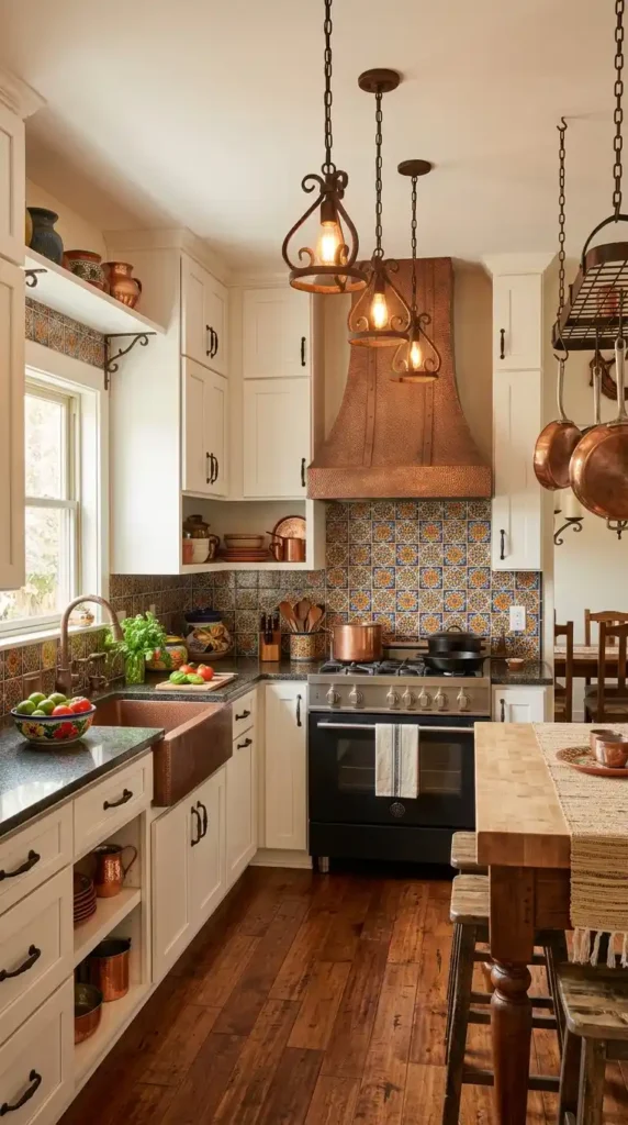 Mexican style kitchen wrought
