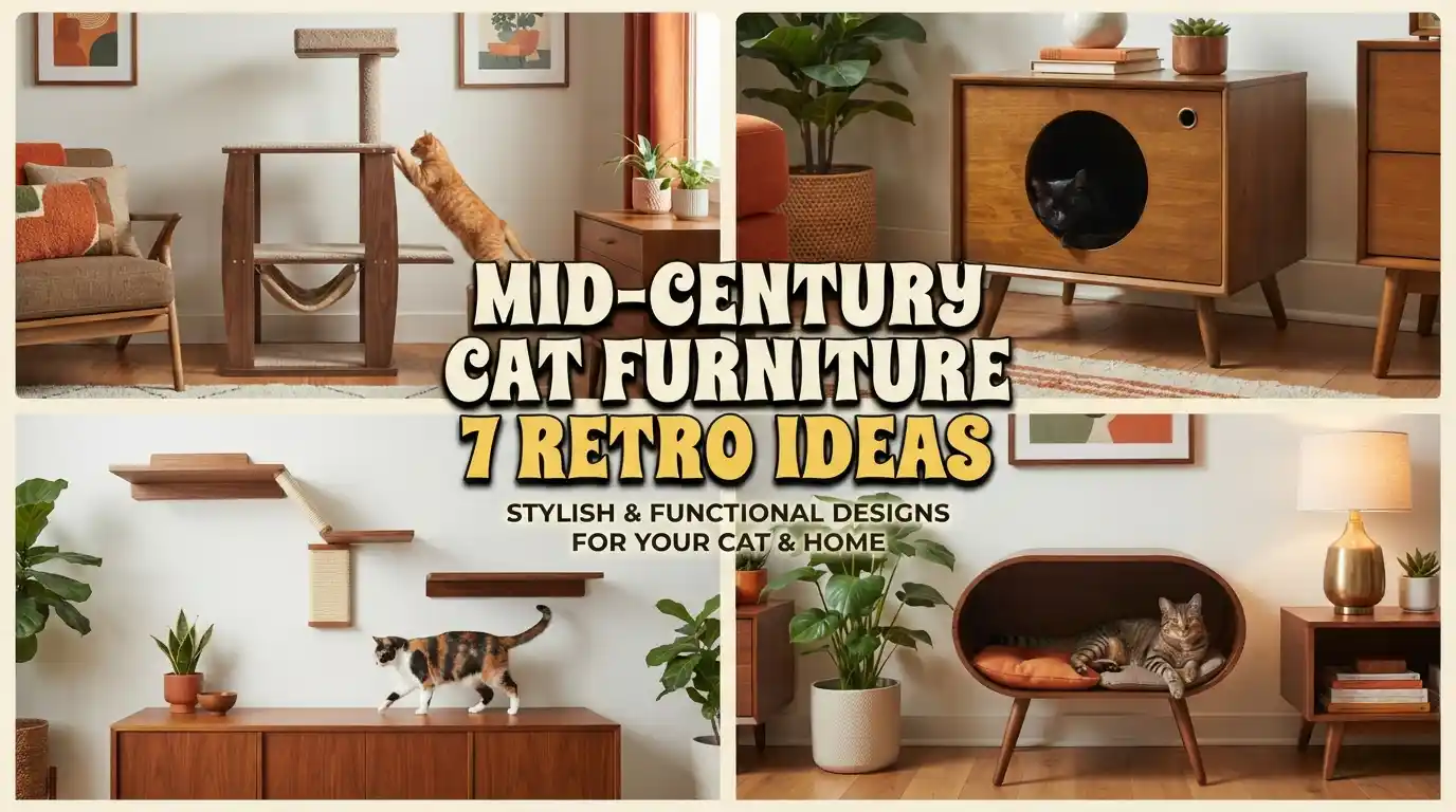Mid-Century Cat Furniture 7 Retro Ideas