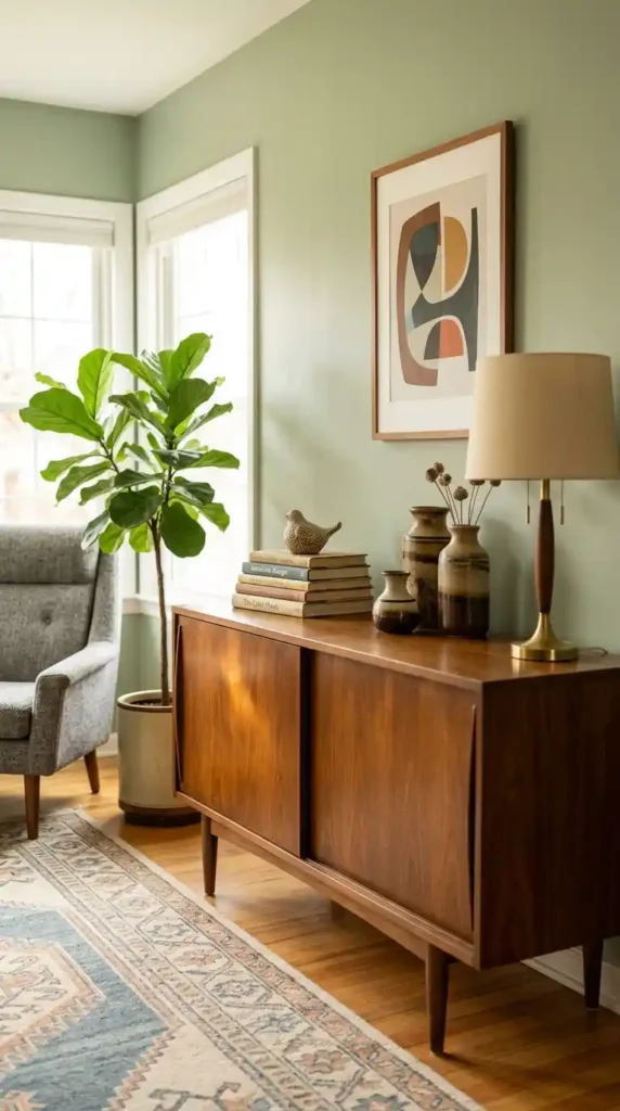 Mid-century credenza statement