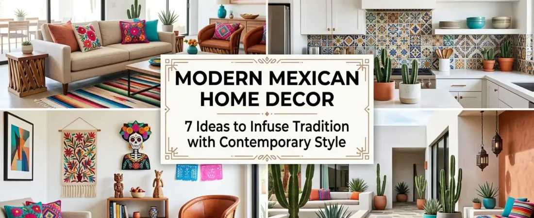 Modern Mexican Home Decor — 7 Ideas to Infuse Tradition with Contemporary Style
