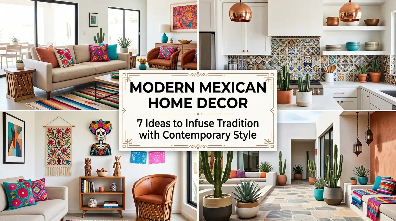 Modern Mexican Home Decor — 7 Ideas to Infuse Tradition with Contemporary Style