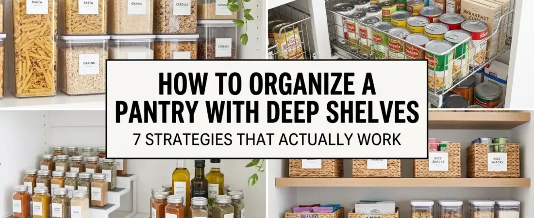 How to Organize a Pantry with Deep Shelves — 7 Strategies That Actually Work