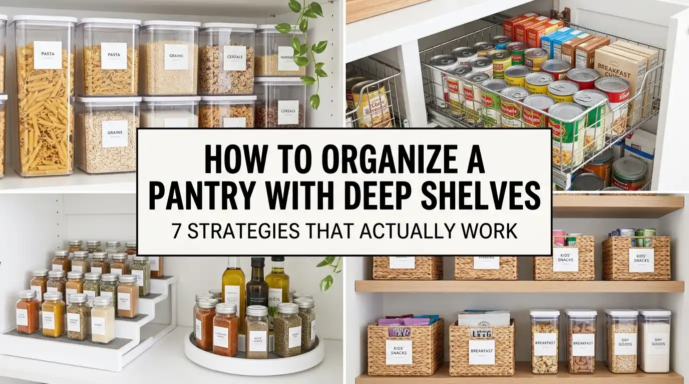 How to Organize a Pantry with Deep Shelves — 7 Strategies That Actually Work