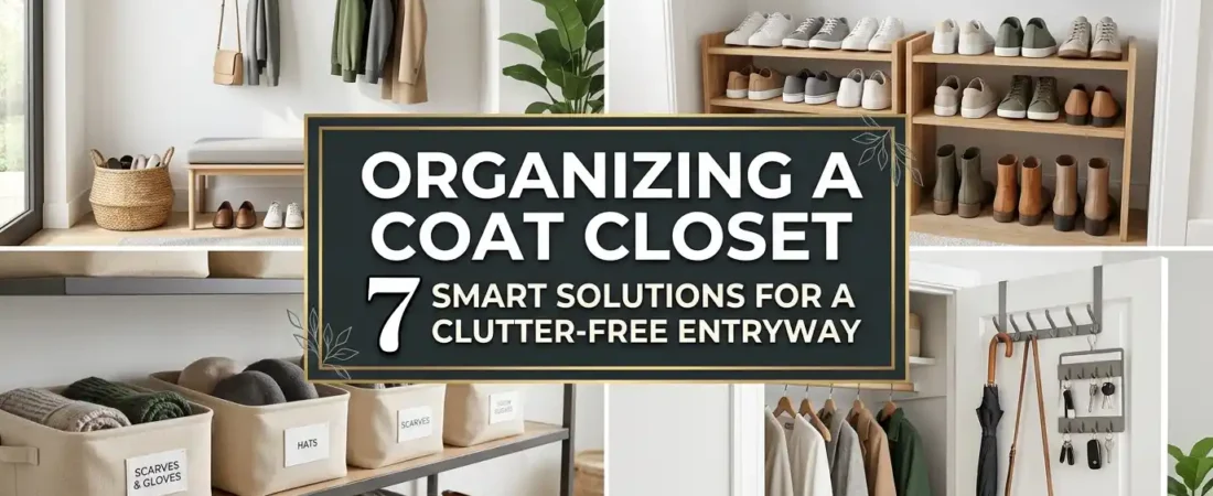 Organizing a Coat Closet — 7 Smart Solutions for a Clutter-Free Entryway