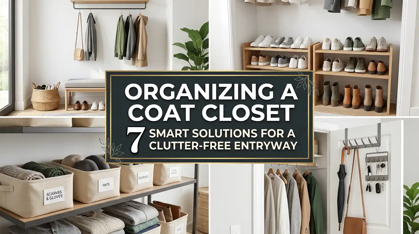 Organizing a Coat Closet — 7 Smart Solutions for a Clutter-Free Entryway
