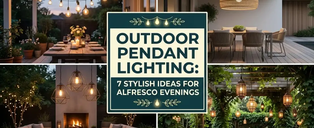 Outdoor Pendant Lighting: 7 Stylish Ideas for Alfresco Evenings