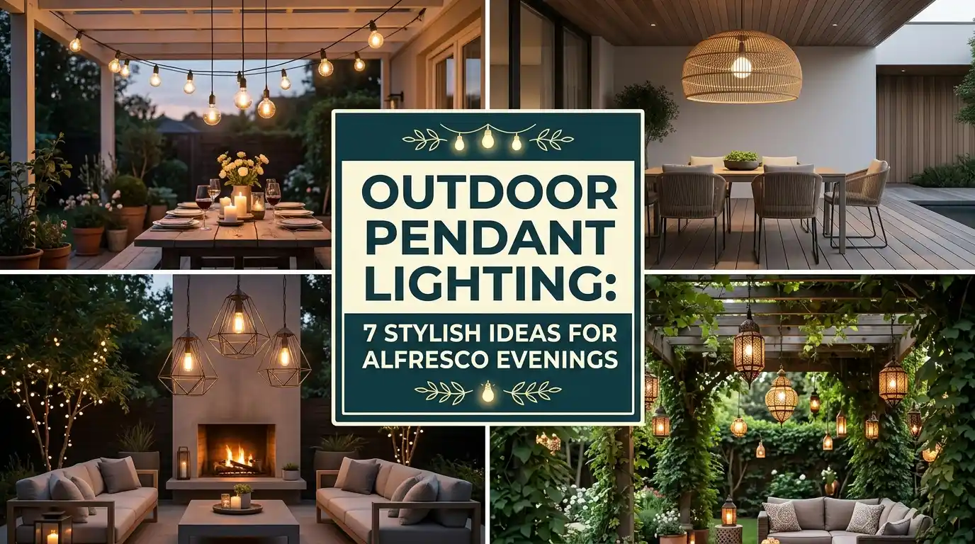 Outdoor Pendant Lighting: 7 Stylish Ideas for Alfresco Evenings