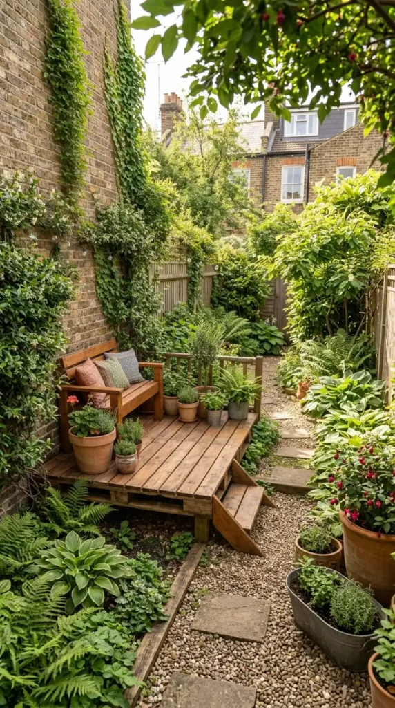 Pallet deck rustic horizontal blog