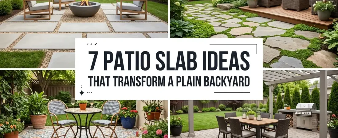 7 Patio Slab Ideas That Transform a Plain Backyard